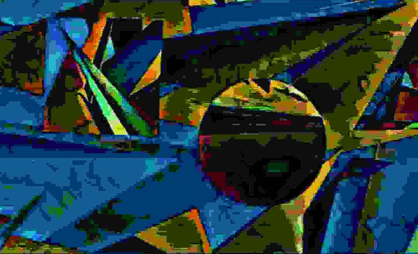 Digital abstract artwork by Janis K. Schroeder